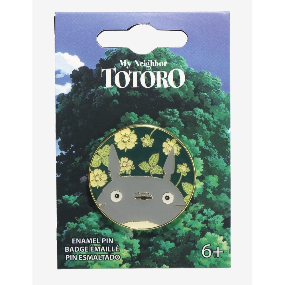 NEW Loungefly Studio Ghibli My Neighbor Totoro Yellow Florals Enamel Pin Collect